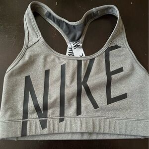 Nike Gray Sports Bra S
